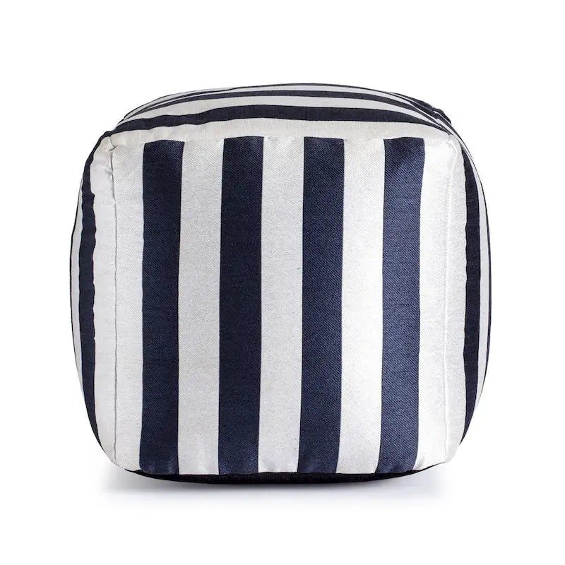 Jani Cape May Indoor/Outdoor 18 x 18 Square Pouf Ottoman