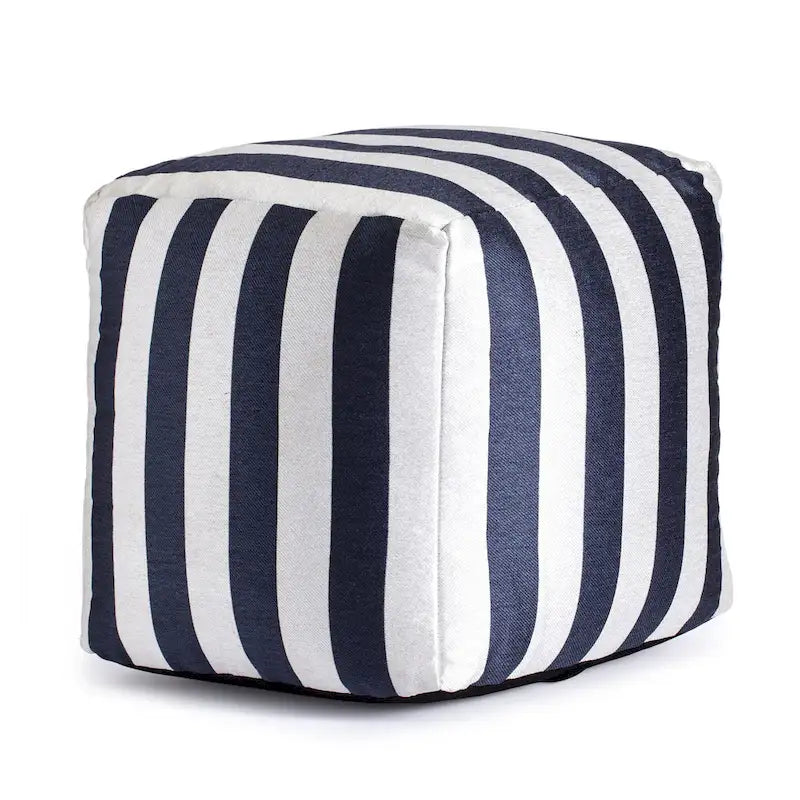 Jani Cape May Indoor/Outdoor 18 x 18 Square Pouf Ottoman
