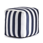 Jani Cape May Indoor/Outdoor 18 x 18 Square Pouf Ottoman