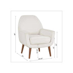 Adrian Mid-Century Velvet Arm Chair by Greyson Living