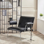 Corvus Deborah Bonded Leather Lounge Arm Chair