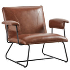 Corvus Deborah Bonded Leather Lounge Arm Chair