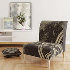 Designart Wild West Rodeo Sedia da accento contemporanea in stile rustico rivestita – Poltrona con braccioli