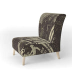 Designart Wild West Rodeo Sedia da accento contemporanea in stile rustico rivestita – Poltrona con braccioli