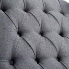 27 Wide Upholstered Manual Recliner, Wing Sofa Chair with Wood Legs