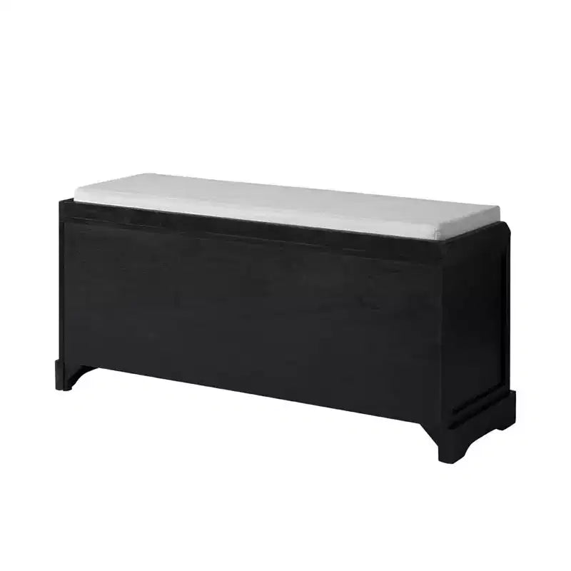 Storage Bench, Wooden Storage Bench Organizer with 3 Drawers and 3 Baskets, Entryway Shoe Bench with Cushion for Living Room, Hallway, Entryway