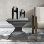Uttermost Andes Wooden Geometric Accent Table - 22 W X 18 H X 22 D (in)