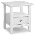 WYNDENHALL Halifax Solid Wood 19-inch Square End Table - 19 inch wide