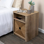 Tavolino in marmo e legno