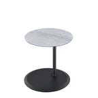 Tavolino con piano regolabile con effetto marmo