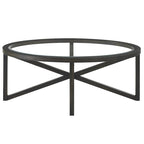Modern Simple Glass Coffee Table, Tempered Glass Coffee Table