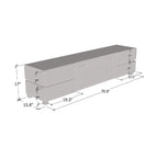 Mobile TV caminetto Bono 01 WH-EF