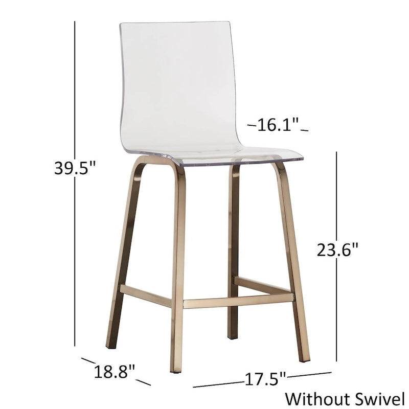 Set da pranzo Nova con piano tondo in vetro e base in ferro Vortex, 5 pezzi, altezza bancone, di iNSPIRE Q Bold