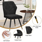 Modern Dining Chairs Set of 2,mid century dining room chairs