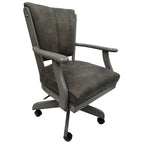 Classic Caster Solid Wood Dining Chair on Wheels - 39 inch High
