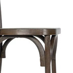 Flash Furniture HERCULES 2 Pack Commercial Indoor/Outdoor Wood Look Resin Thonet Style Chair