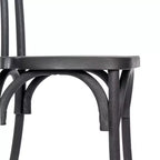 Flash Furniture HERCULES 2 Pack Commercial Indoor/Outdoor Wood Look Resin Thonet Style Chair