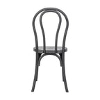 Flash Furniture HERCULES 2 Pack Commercial Indoor/Outdoor Wood Look Resin Thonet Style Chair