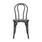Flash Furniture HERCULES 2 Pack Commercial Indoor/Outdoor Wood Look Resin Thonet Style Chair