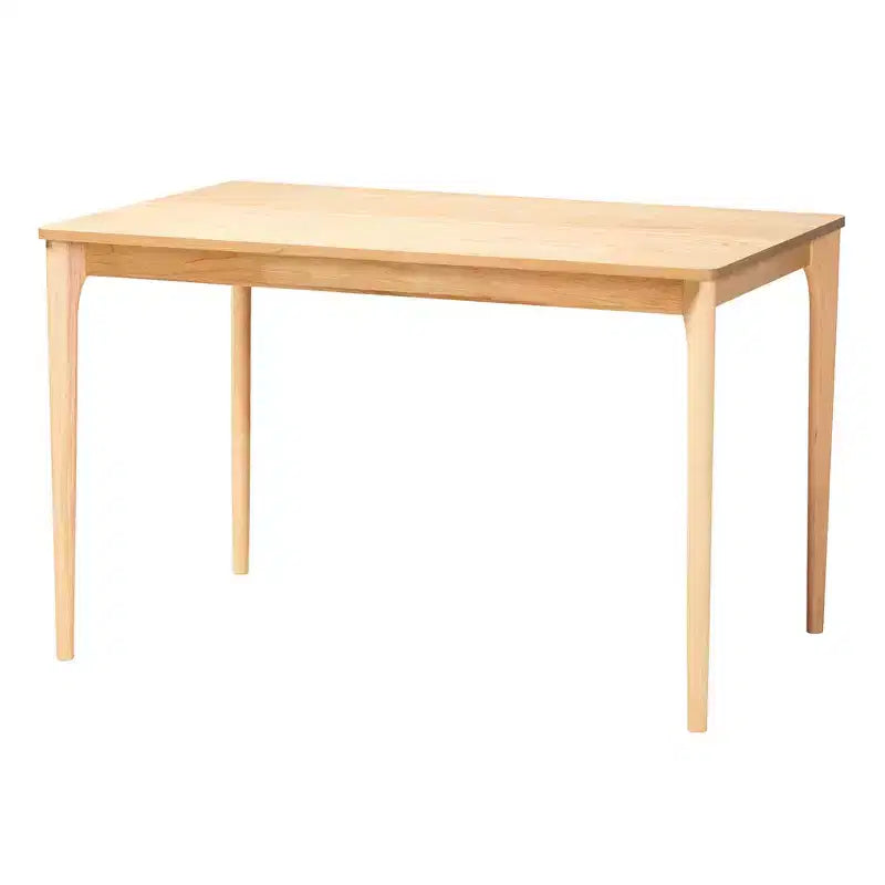 Set da pranzo da 5 pezzi in legno stile moderno di metà secolo Baxton Studio Dannell