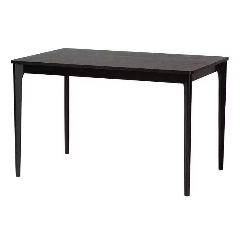 Set da pranzo da 5 pezzi in legno stile moderno di metà secolo Baxton Studio Dannell