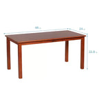 ECR4Kids 24in x 48in Rectangular Hardwood Table with 22in Legs, Childrens Furniture