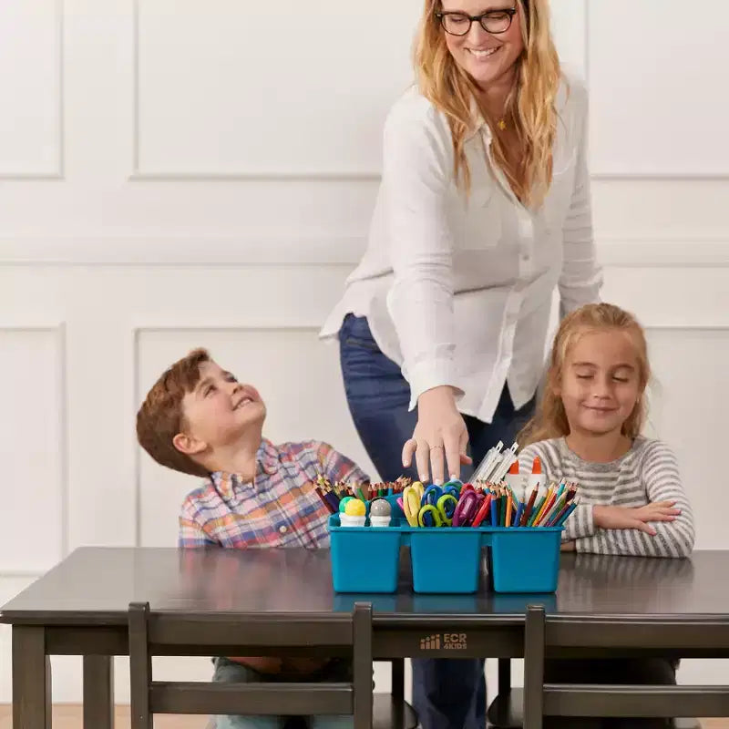 ECR4Kids 24in x 48in Rectangular Hardwood Table with 22in Legs, Childrens Furniture