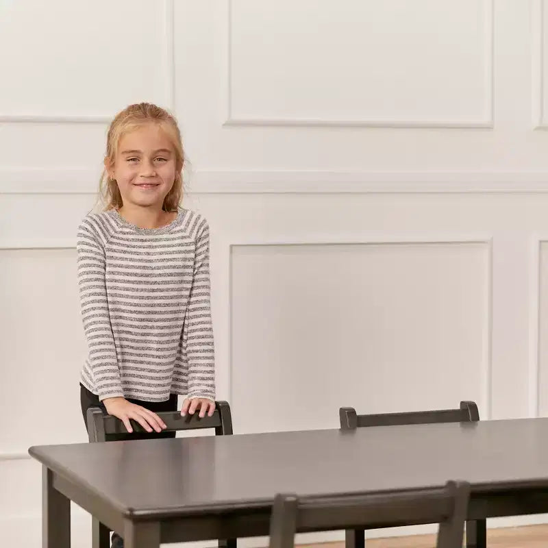 ECR4Kids 24in x 48in Rectangular Hardwood Table with 22in Legs, Childrens Furniture