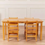 ECR4Kids 24in x 48in Rectangular Hardwood Table with 22in Legs, Childrens Furniture