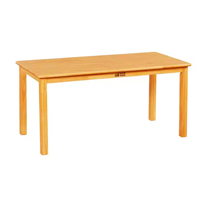 ECR4Kids 24in x 48in Rectangular Hardwood Table with 22in Legs, Childrens Furniture