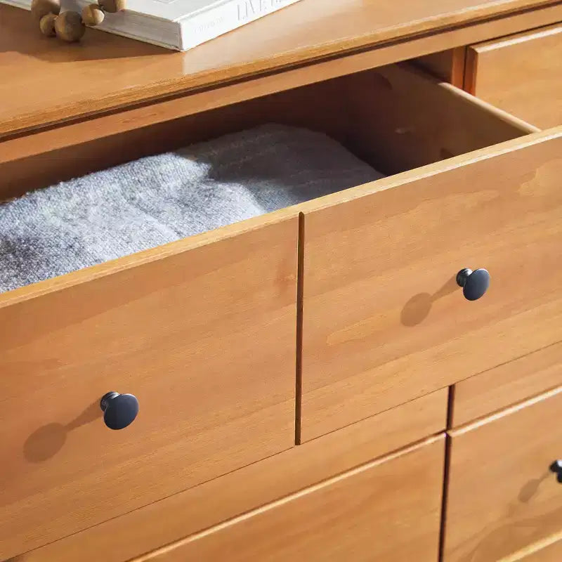 Saracina Home Stiva Classic Mid Century Modern Horizontal 6 Drawer Dresser