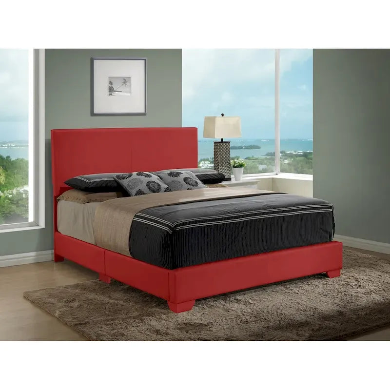 Aaron Upholstered Queen Panel Bed