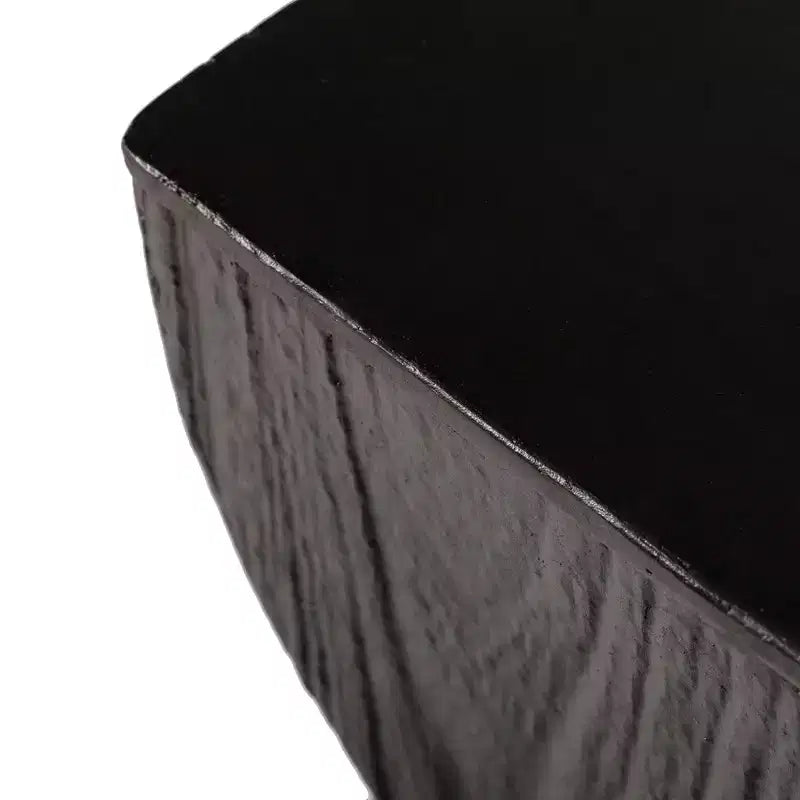 LeisureMod Onyx Series Tavolino Quadrato Tavolino Moderno in Fibra di Pietra, Tavolino d'Appoggio Completamente Assemblato per Soggiorno, Camera da Letto, Ufficio, Decorazione d'Ingresso
