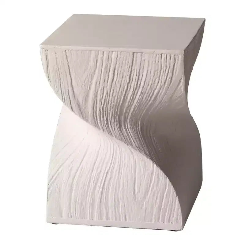 LeisureMod Onyx Series Tavolino Quadrato Tavolino Moderno in Fibra di Pietra, Tavolino d'Appoggio Completamente Assemblato per Soggiorno, Camera da Letto, Ufficio, Decorazione d'Ingresso