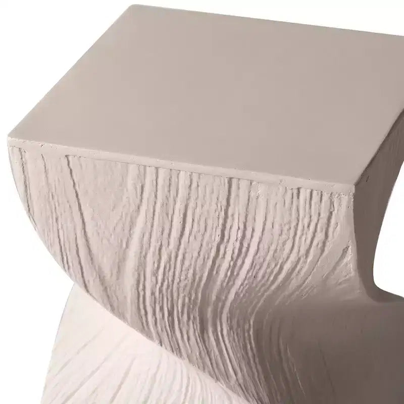 LeisureMod Onyx Series Tavolino Quadrato Tavolino Moderno in Fibra di Pietra, Tavolino d'Appoggio Completamente Assemblato per Soggiorno, Camera da Letto, Ufficio, Decorazione d'Ingresso