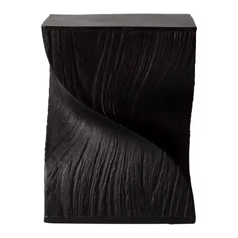 LeisureMod Onyx Series Tavolino Quadrato Tavolino Moderno in Fibra di Pietra, Tavolino d'Appoggio Completamente Assemblato per Soggiorno, Camera da Letto, Ufficio, Decorazione d'Ingresso