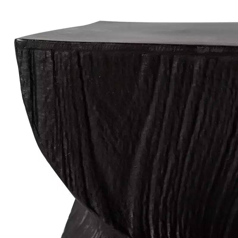 LeisureMod Onyx Series Tavolino Quadrato Tavolino Moderno in Fibra di Pietra, Tavolino d'Appoggio Completamente Assemblato per Soggiorno, Camera da Letto, Ufficio, Decorazione d'Ingresso