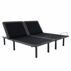 Bridgevine Home Quick Assembly Adjustable Bedframe with Voice Activated Controls