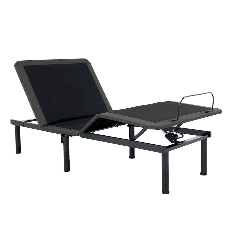 Bridgevine Home Quick Assembly Adjustable Bedframe with Voice Activated Controls