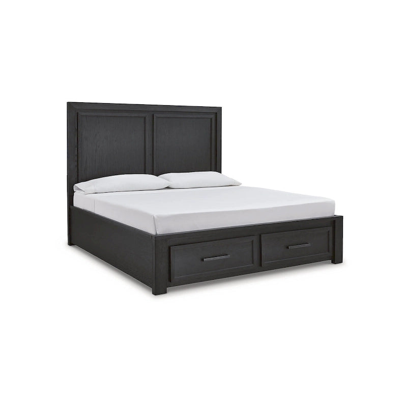 Letto contenitore Signature Design by Ashley Foyland nero