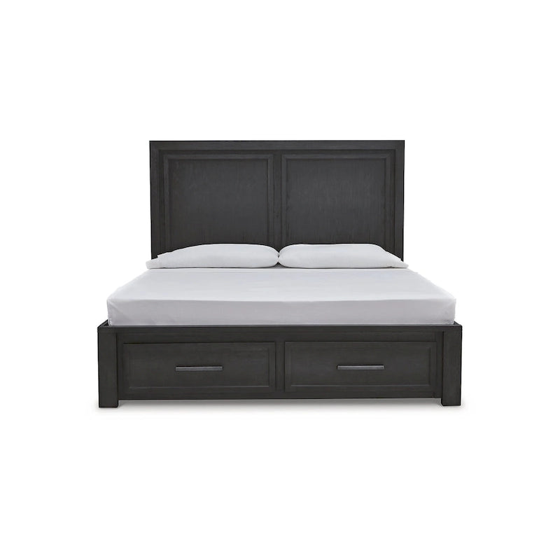 Letto contenitore Signature Design by Ashley Foyland nero
