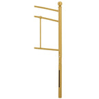 Testiera in metallo dorato Tyler Arched King Size