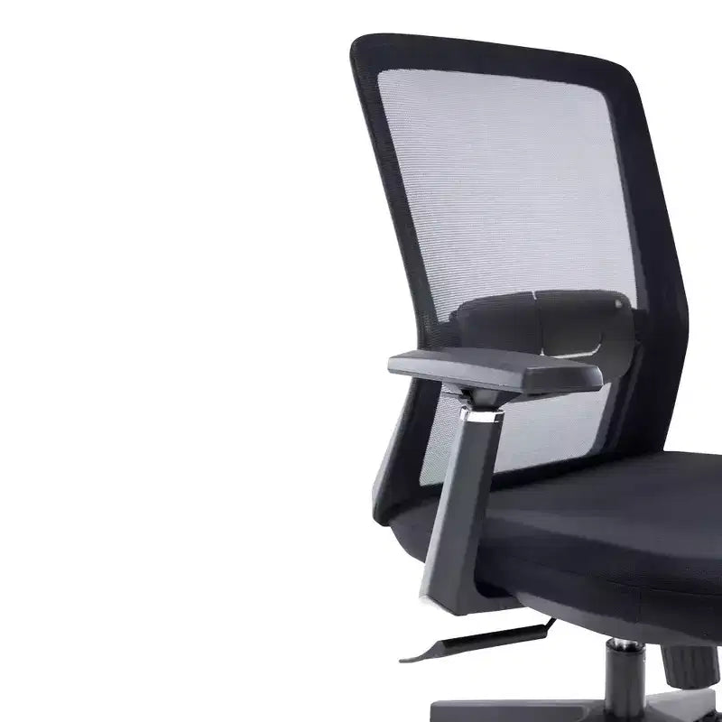 Sedia da scrivania ergonomica LeisureMod Ingram, sedia da lavoro girevole regolabile in altezza con supporto lombare e inclinazione, comoda sedia da computer per ufficio per 8 ore