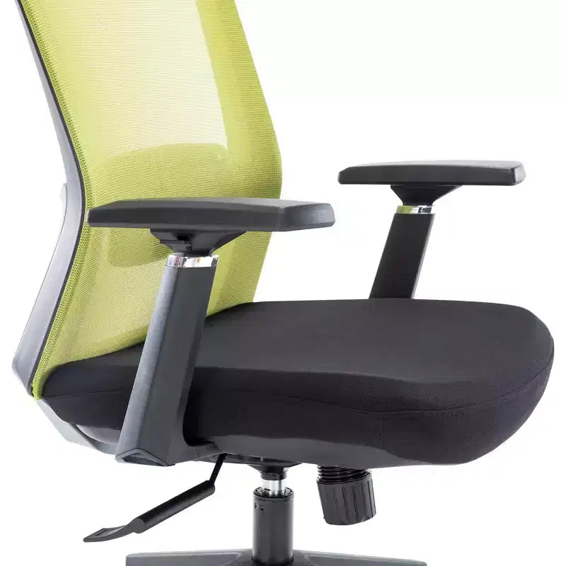Sedia da scrivania ergonomica LeisureMod Ingram, sedia da lavoro girevole regolabile in altezza con supporto lombare e inclinazione, comoda sedia da computer per ufficio per 8 ore
