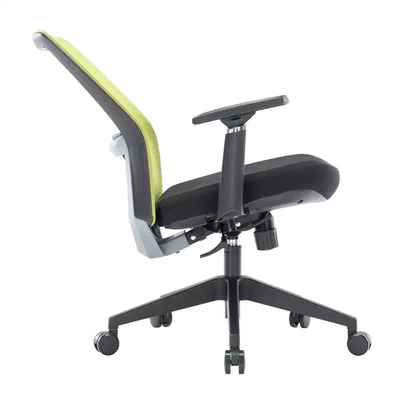 Sedia da scrivania ergonomica LeisureMod Ingram, sedia da lavoro girevole regolabile in altezza con supporto lombare e inclinazione, comoda sedia da computer per ufficio per 8 ore