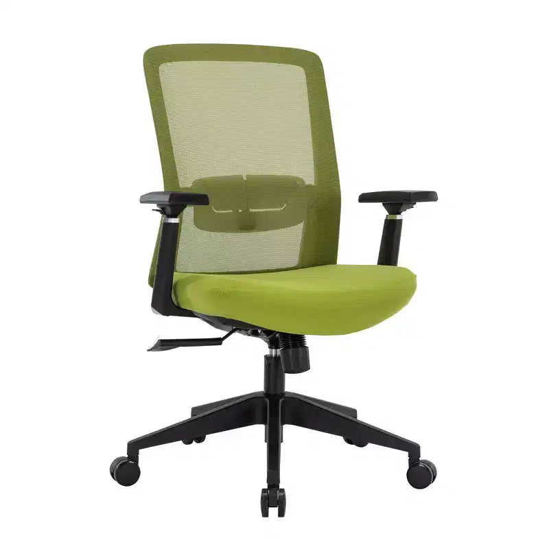 Sedia da scrivania ergonomica LeisureMod Ingram, sedia da lavoro girevole regolabile in altezza con supporto lombare e inclinazione, comoda sedia da computer per ufficio per 8 ore