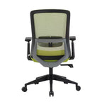 Sedia da scrivania ergonomica LeisureMod Ingram, sedia da lavoro girevole regolabile in altezza con supporto lombare e inclinazione, comoda sedia da computer per ufficio per 8 ore
