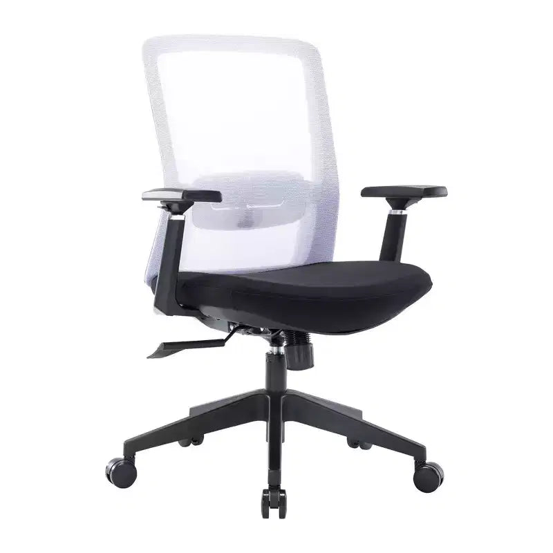 Sedia da scrivania ergonomica LeisureMod Ingram, sedia da lavoro girevole regolabile in altezza con supporto lombare e inclinazione, comoda sedia da computer per ufficio per 8 ore