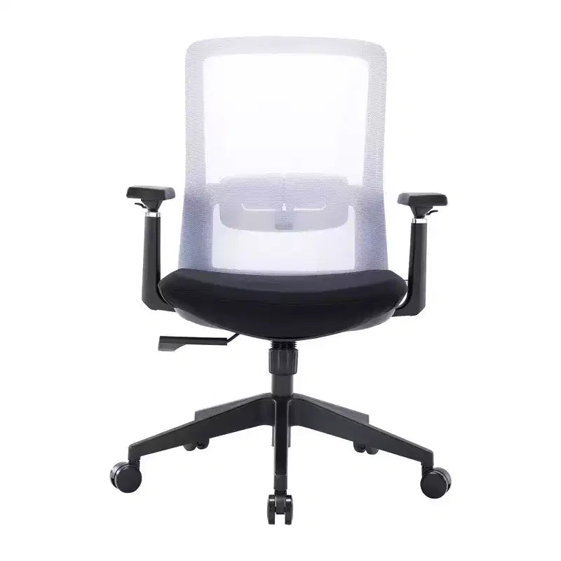 Sedia da scrivania ergonomica LeisureMod Ingram, sedia da lavoro girevole regolabile in altezza con supporto lombare e inclinazione, comoda sedia da computer per ufficio per 8 ore