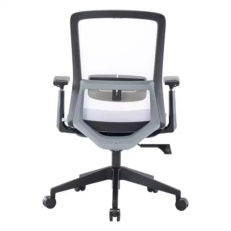 Sedia da scrivania ergonomica LeisureMod Ingram, sedia da lavoro girevole regolabile in altezza con supporto lombare e inclinazione, comoda sedia da computer per ufficio per 8 ore